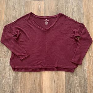 American Eagle Ribbed Lightweight oversized Sweater EUC sz xs